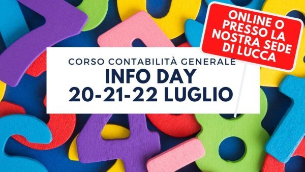Info Day Corso ONLINE Contabilità Generale