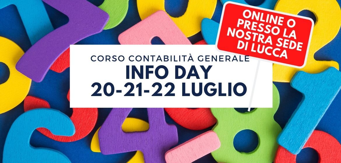 Info Day Corso ONLINE Contabilità Generale