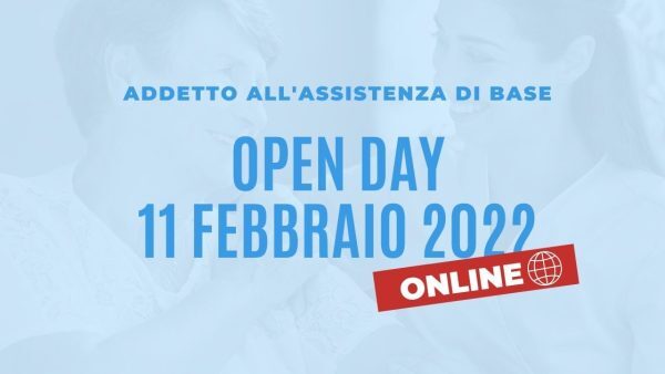 Open Day Addetto all'Assistenza di Base, 11 FEBBRAIO 2022 - ONLINE