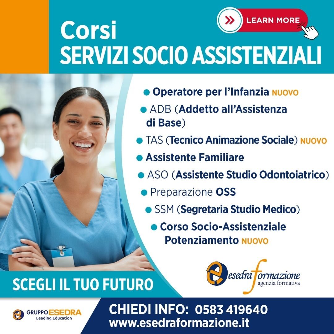 Corsi servizi socio assistenziali