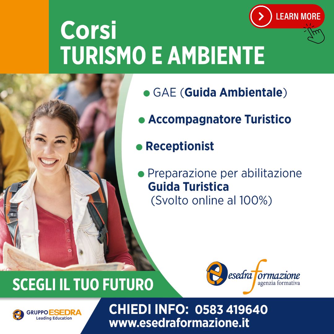 Corsi turismo e ambiente